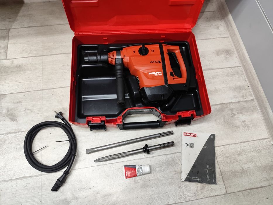 05.2025й рік Hilti TE60-ATC/AVR потужний перфоратор ХІЛТІ оригінал