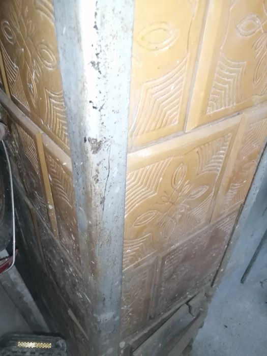 Piec kaflowy przenośny koza