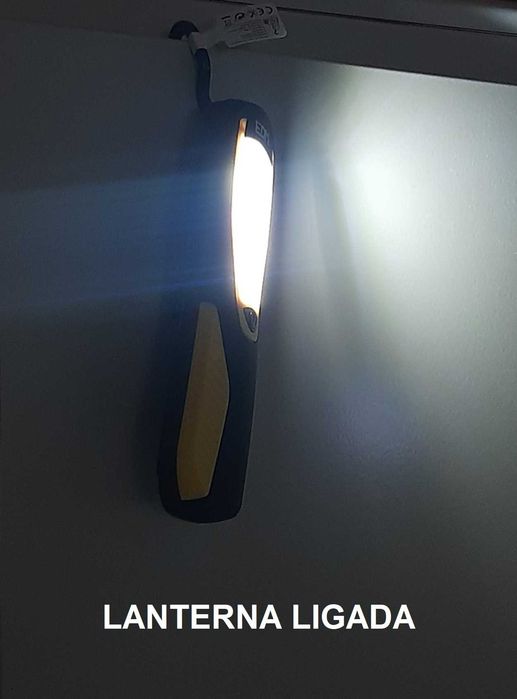 lanterna LED + embalagens de pilhas (artigo NOVO)