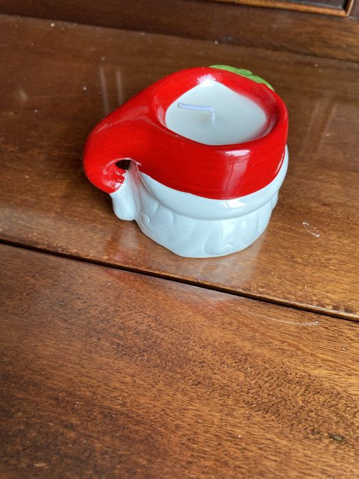 Vela Pai Natal vermelha