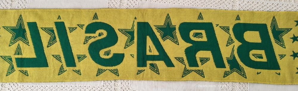 Cachecol da seleção do Brasil