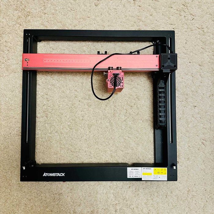 Лазерний гравер ATOMSTACK A12 Ultra з вбудованою камерою і корпусом B3