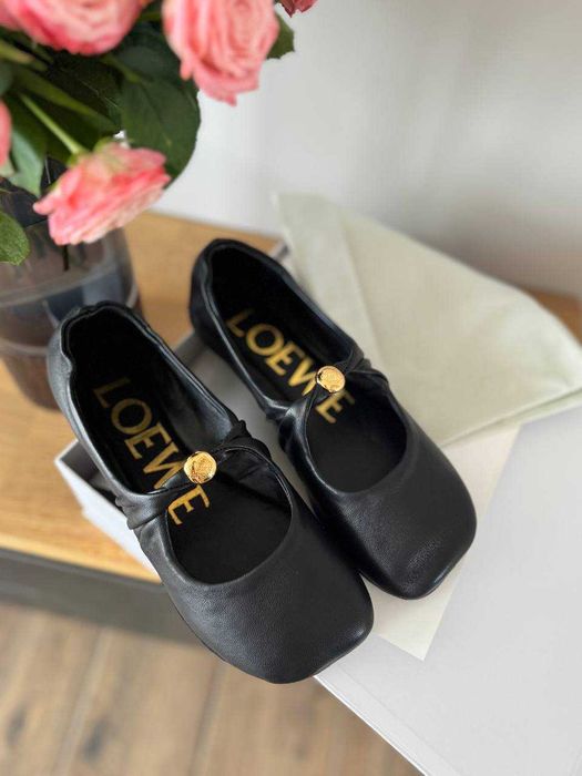 Балетки преміум якості в стилі LOEWE Pebble Soft Ballerina