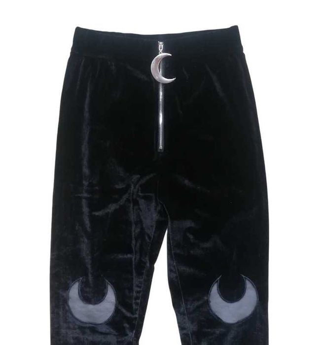 Legginsy moon witch killstar velvet restyle goth