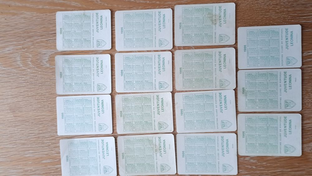Calendários Sporting '86