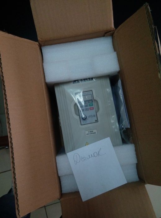 Преобразователь частоты  Delta, 7,5 кВт частотник НОВЫЕ!