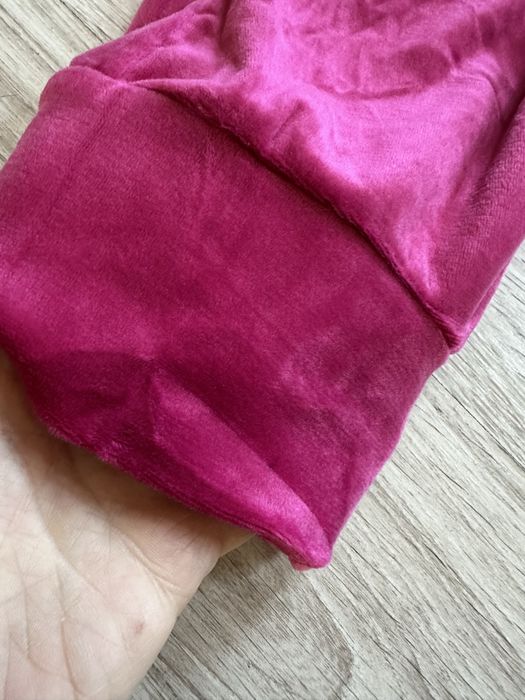 Welurowe spodnie dresowe rożowe L/XL