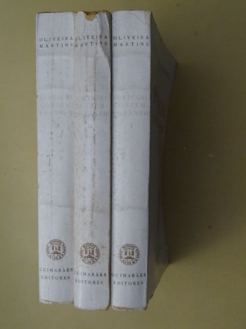 Portugal Contemporâneo de Oliveira Martins - 3 Volumes