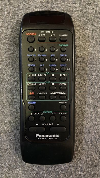 Пульт дистанційного керування Panasonic, Technics