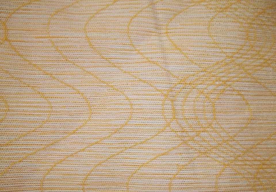 Zasłony 2 szale szer.293xdł.240cm pastelowe żółte. Uszyte.