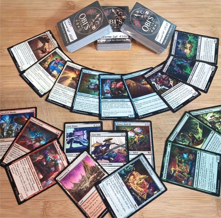 Magic The Gathering Tartarugas Ninja – Playset Completo Commons 67/67