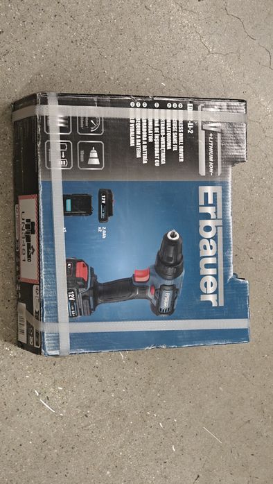 Wiertarko-wkrętarka Erbauer 12V EDD12-Li-2 | ZESTAW 2x2Ah | NOWA