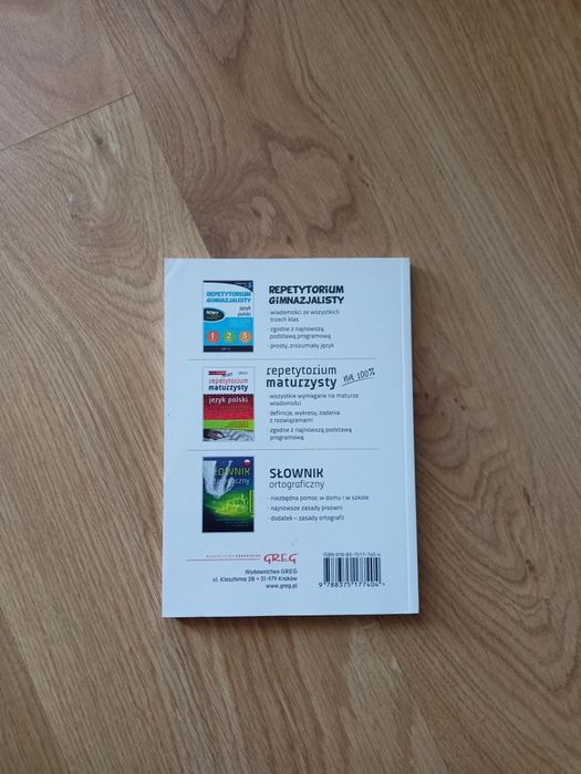 Tablice język polski. GREG.