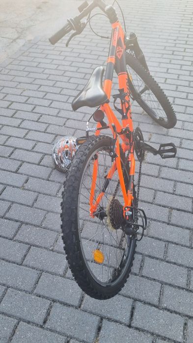 Rower dzieciecy B twin Rockrider 500,kola 24cale, bdb