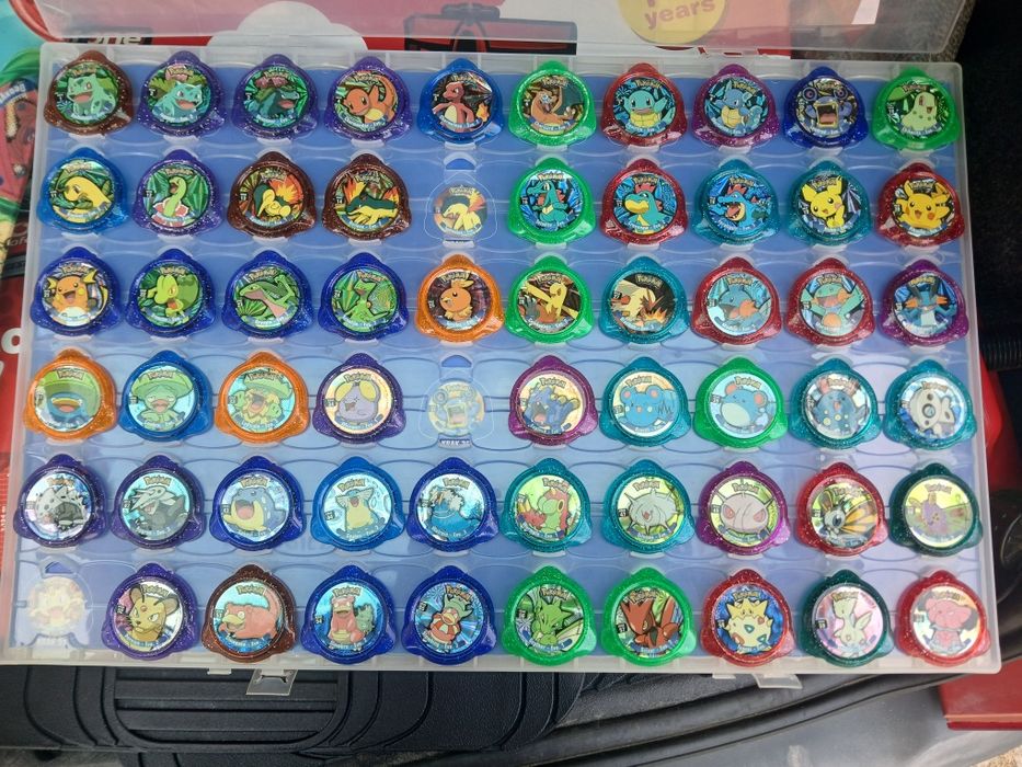 Album/tazos pokemon kraks (faltam só 9)