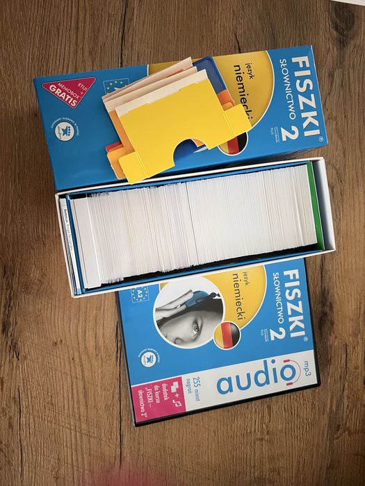 Fiszki słownictwo 2 niemiecki plus płyta