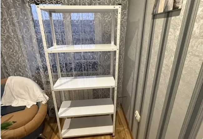Стелаж для кухні, ванної, балкона Металева полиця На болтах зборний