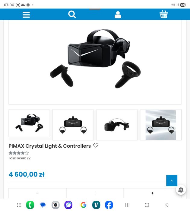 Rewelacyjne Vr Primax Crystal Light Komplet Nowe