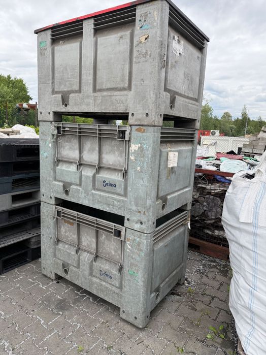 Skrzynia plastikowa, skrzyniopaleta plastikowa