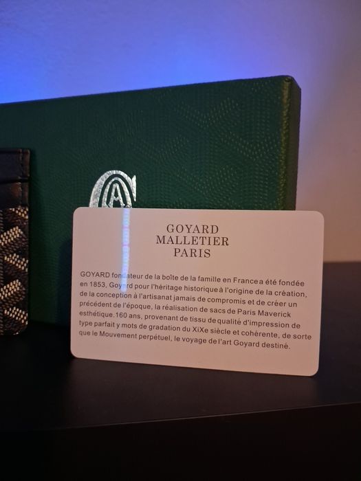 Portfel meski ma karty GOYARD PARIS