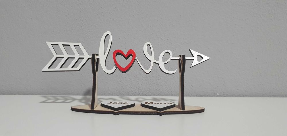 Dia dos Namorados ( Seta Love com nomes)