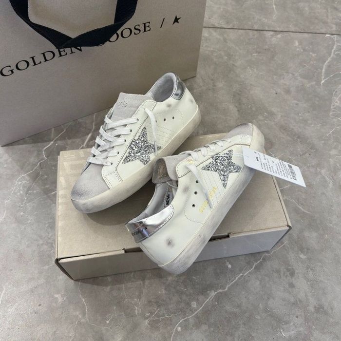 Снікерси Golden Goose Super Star/ Кеди Білі Голден Гус Суперстар/ GG