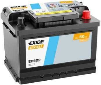 Akumulator EXIDE 60ah 540a EB602  ul. Wyzwolenia 3A