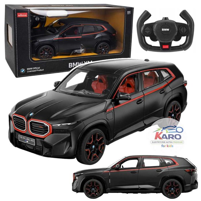 BMW XM RC RASTAR 1:14 Zdalnie Sterowany Czarny 10km/h