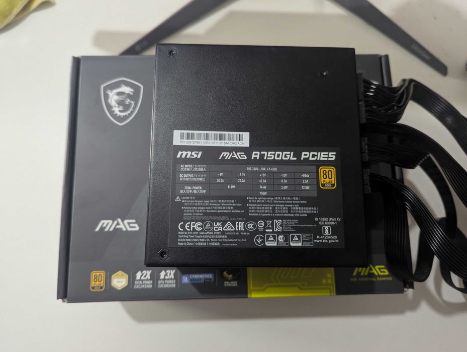 MSI MAG A750GL 750W 80+ Gold Fonte de alimentação PSU
