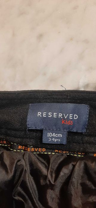 Reserved spodnie narciarskie r.104 Unisex.