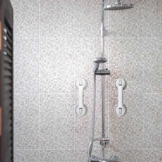 Uchwyt łazienkowy z przyssawką 2 sztuki