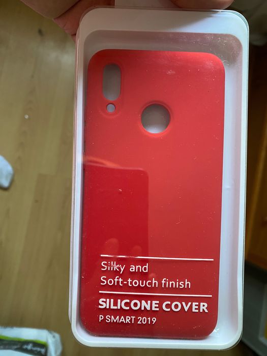 Capa para huawei P smart 2019 vermelha nova