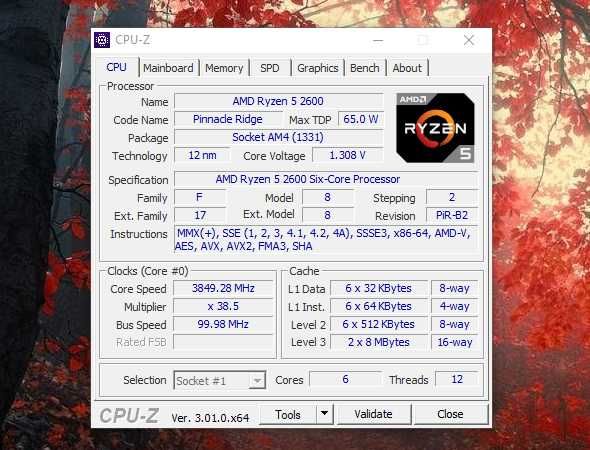 Процессор Ryzen 5 2600
