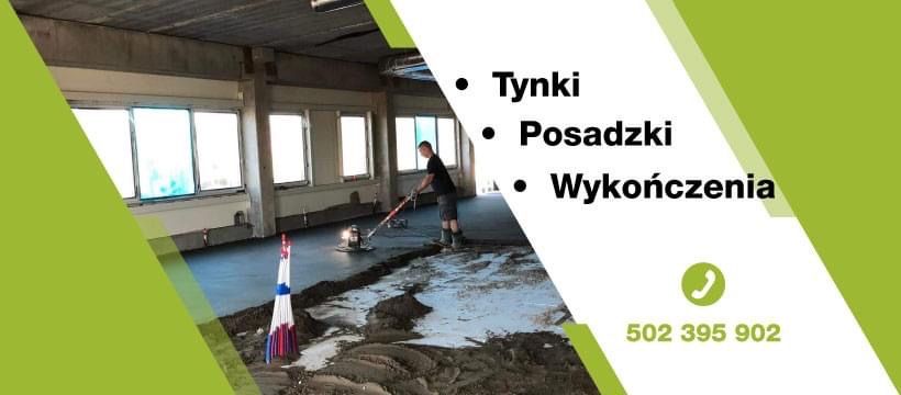 Tynki z agregatu, posadzki maszynowe ! Wykończenia!
