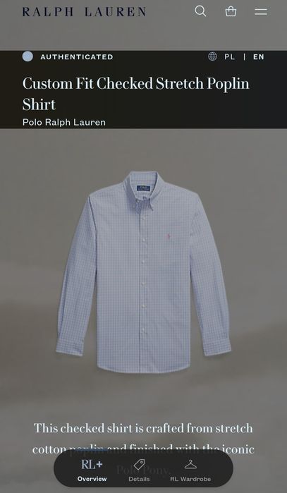 Koszula Męska Ralph Lauren L