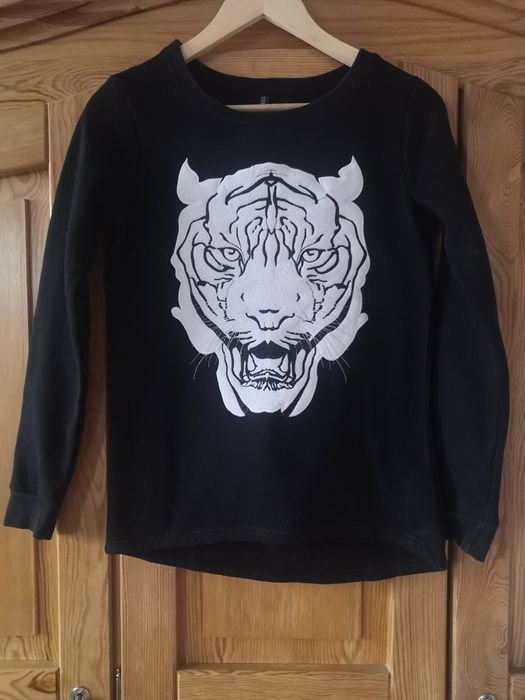 Czarna bluza z tygrysem (Carry, XS)