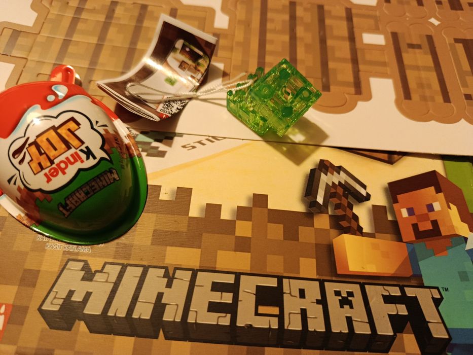 Minecraft figuras colecionáveis
