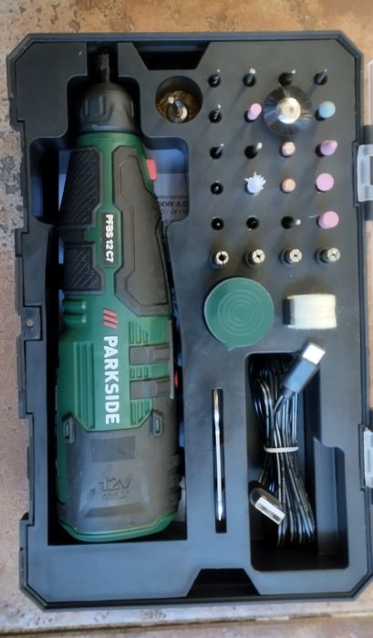 Parkside 12V Cordless Precision Drill-Sander434556527613071361