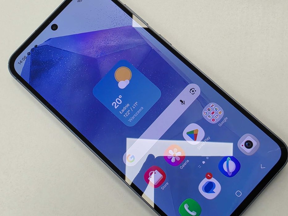 Samsung Galaxy A55 Dual SIM/ 8GB/ 128GB/ Awesome Navy/ Grade B+ do A-/ + ładowarka/ BAT 99%/ GW 12 MSC