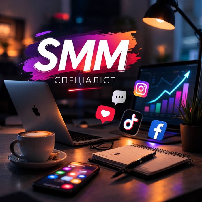 Ведення соцмереж для бізнесу| SMM менеджер