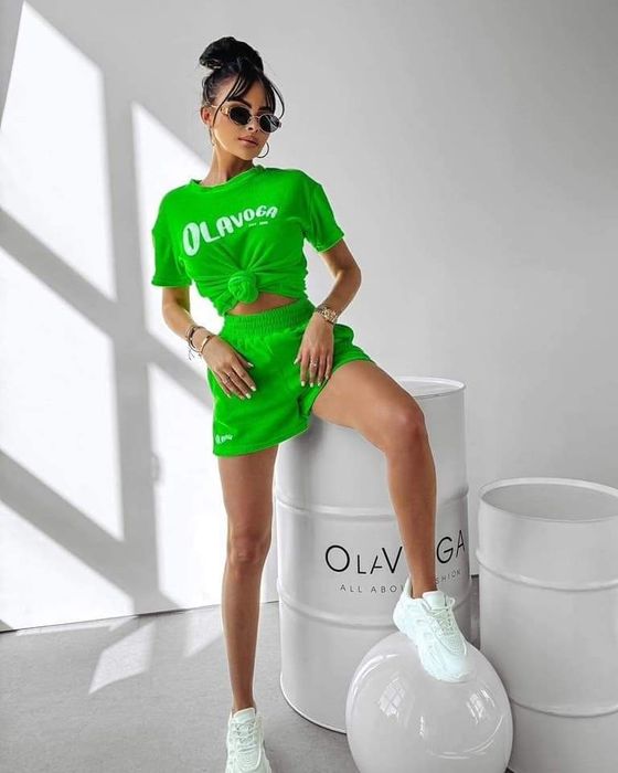 Komplet Olavoga Couture S M zielony