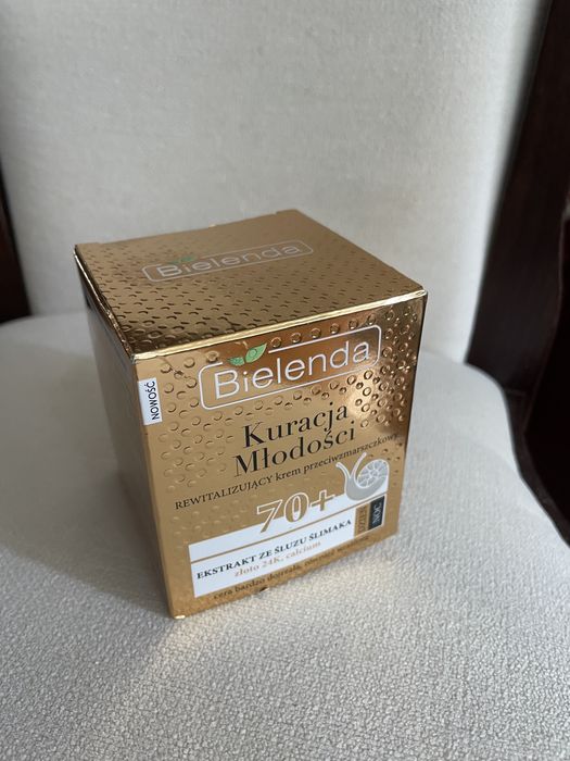 Bielenda Kuracja  Młodości Krem do twarzy 70+, p.zmarszc, śluz ślimaka