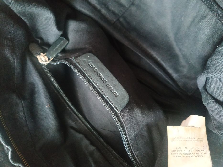 Шкіряна сумка Adolfo Dominguez