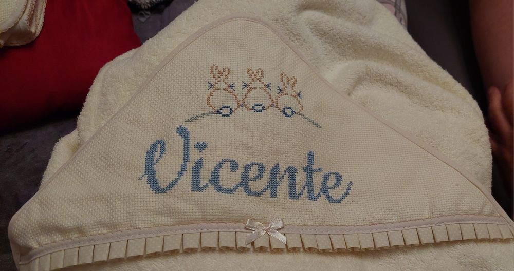 Conjunto Ponto cruz bebé