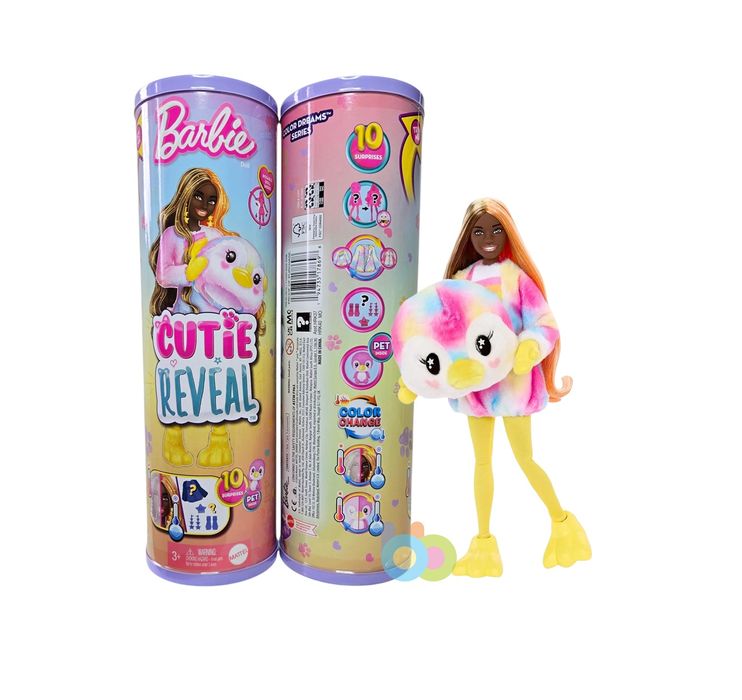 Лялька Барбі Пінгвін Barbie Cutie Reveal Color Dream! HRK40