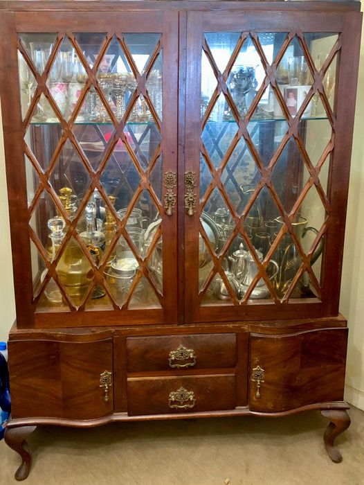 Conjunto de móveis mogno vintage