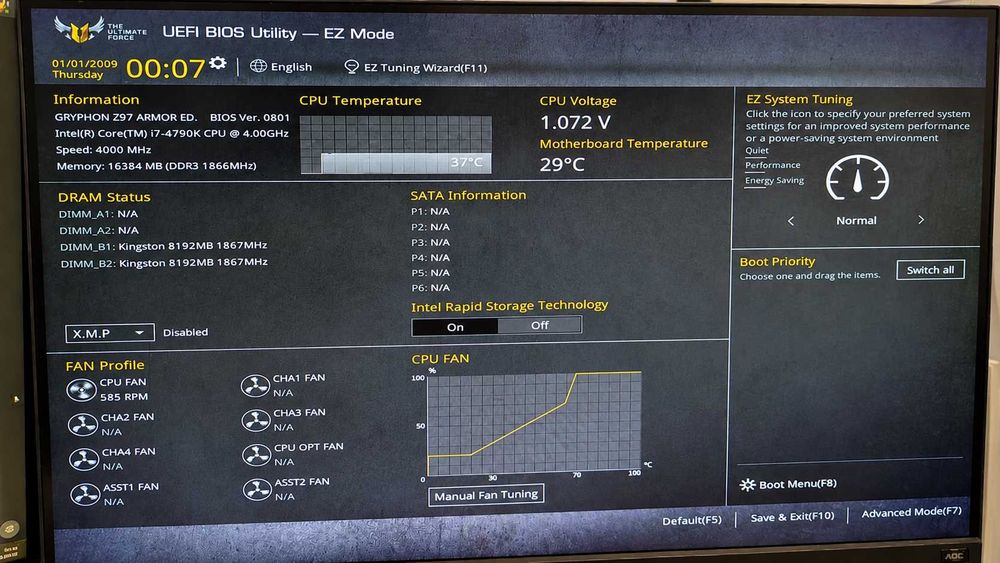 PC Gaming i7-4790K + GTX 1060 6GB — 16GB RAM DDR3
