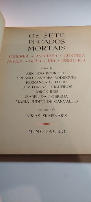 Os Sete Pecados Mortais (Minotauro)