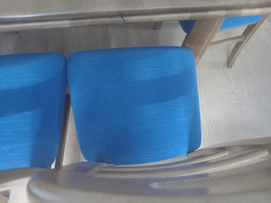 Mesa extensível cerejeira com 6 cadeiras