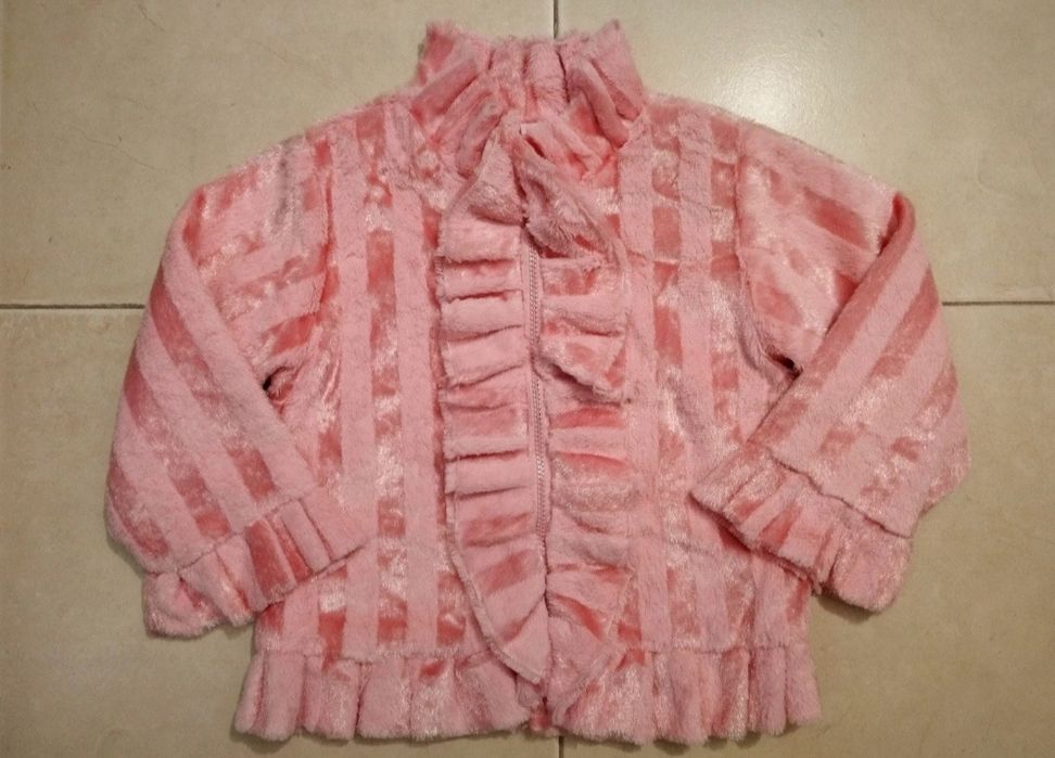 New Pink Fur Coat - Age 8